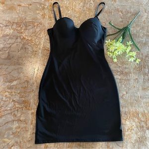 NWOT Sexy Blk Bodyshaper/Slip/Dress Large